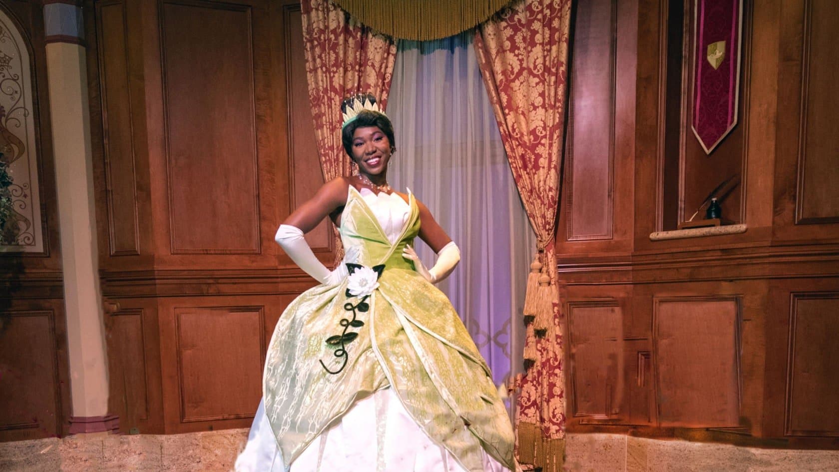 Meet Princess Tiana and a Visiting Princess at Princess Fairytale Hall
