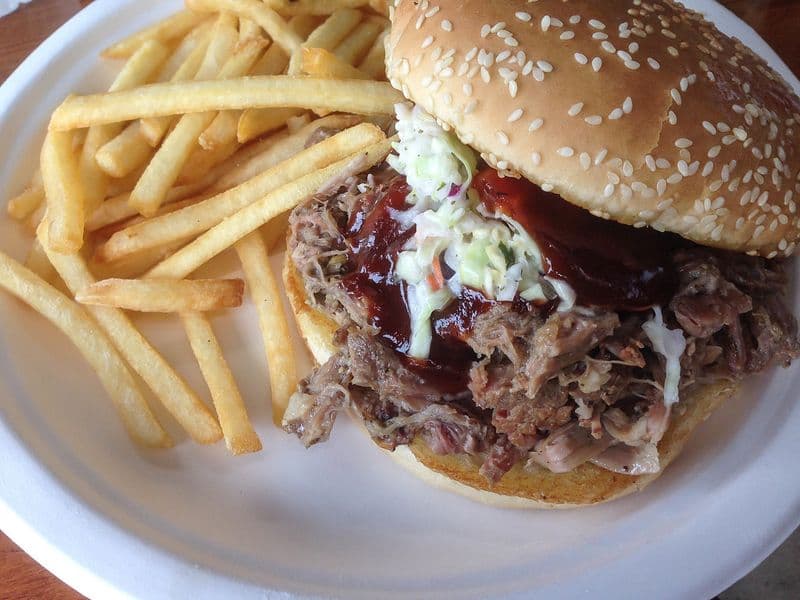 Barbecued Pork Sandwich