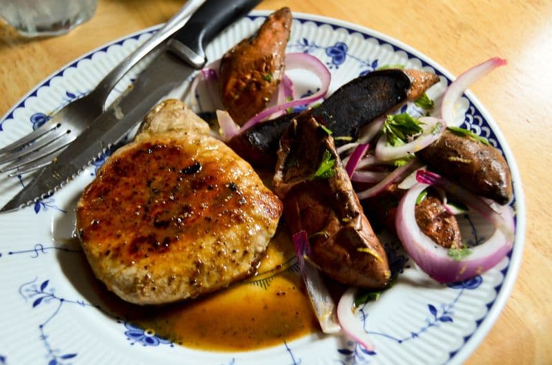Blue Plate Special (Seared Pork Chop)