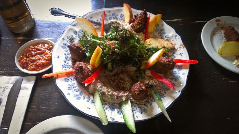 Felucian Falafel and Hummus Garden Spread