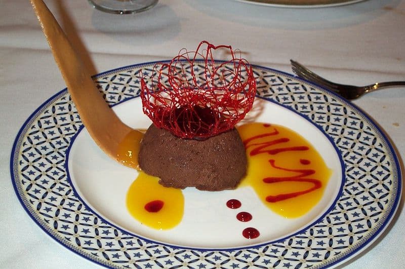 Liquid Nitrogen Almond Truffle Mousse