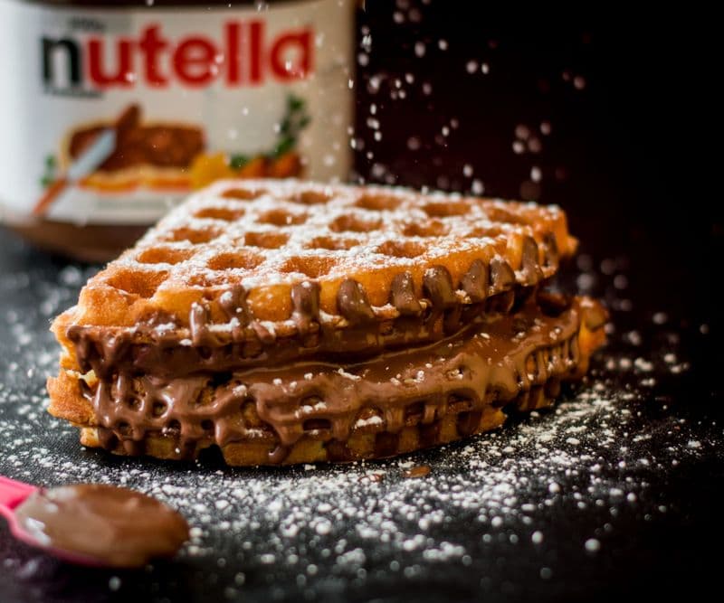 Nutella & Fruit Waffle