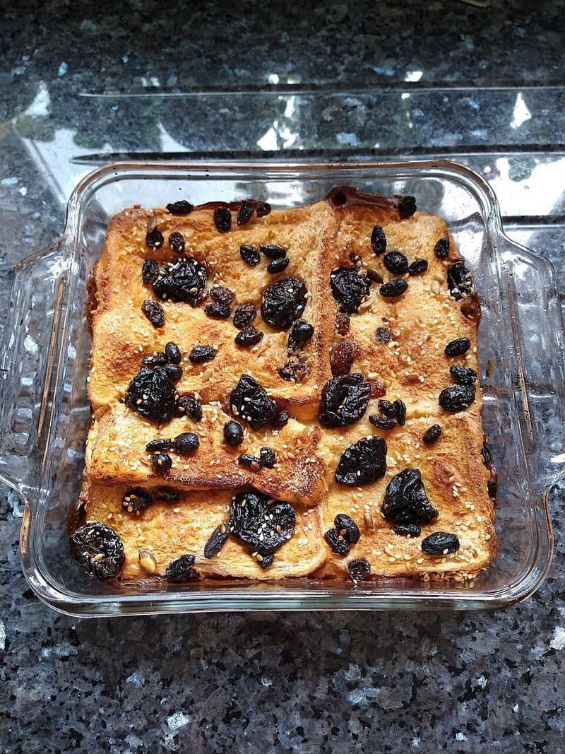 Pretzel Bread Pudding