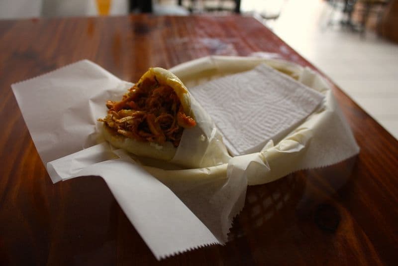 Pulled Chicken Cheese Arepa