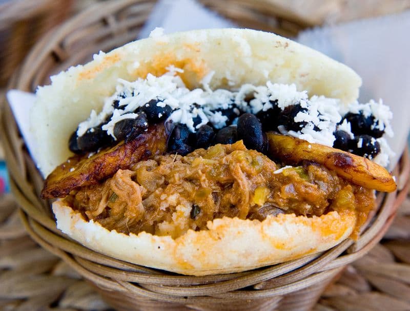 Pulled Pork Cheese Arepa