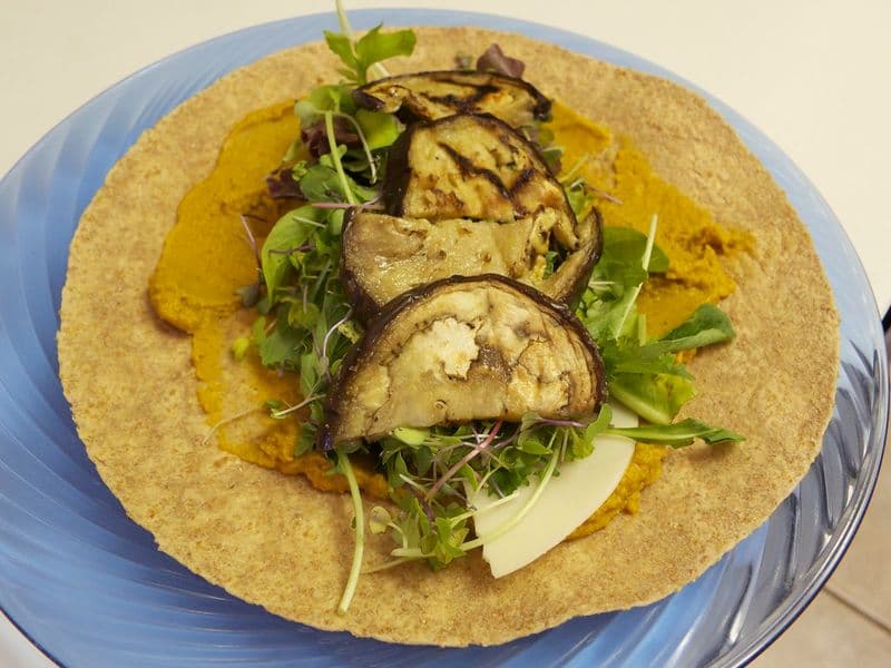 Roasted Veggie Wrap