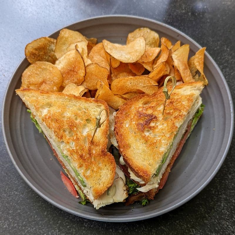 Turkey and Cheddar Sandwich